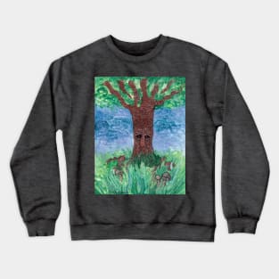 Wise Old Tree Crewneck Sweatshirt